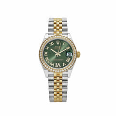 Rolex | Datejust | 278383RBR | Steel | 31 mm | Gold/Steel | Green | Automatic