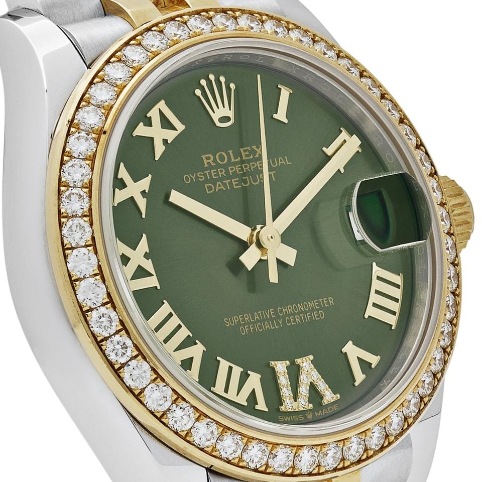 Rolex | Datejust | 278383RBR | Steel | 31 mm | Gold/Steel | Green | Automatic