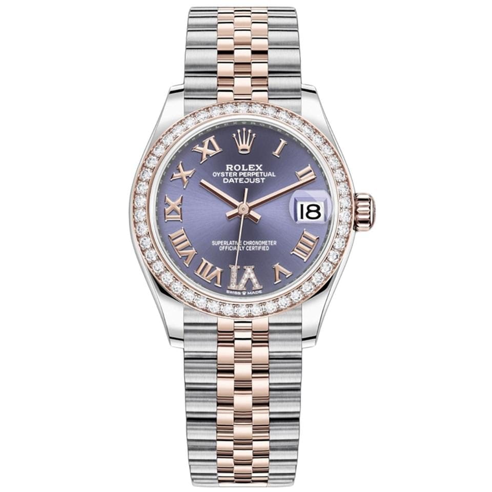 Rolex | Datejust | 278381RBR | Steel | 31 mm | Gold/Steel | Purple | Automatic