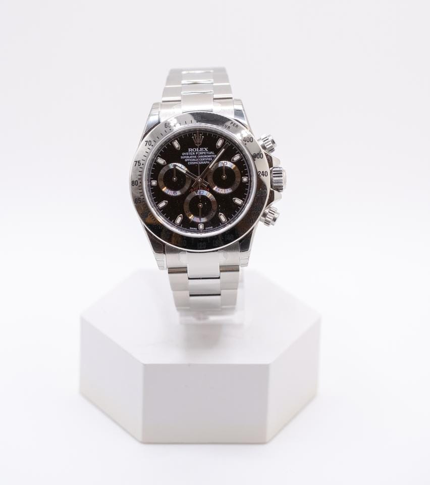 Rolex | Daytona | 116520 | Silver | 40 mm | Steel | Black | Automatic