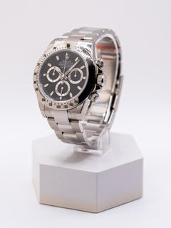 Rolex | Daytona | 116520 | Silver | 40 mm | Steel | Black | Automatic