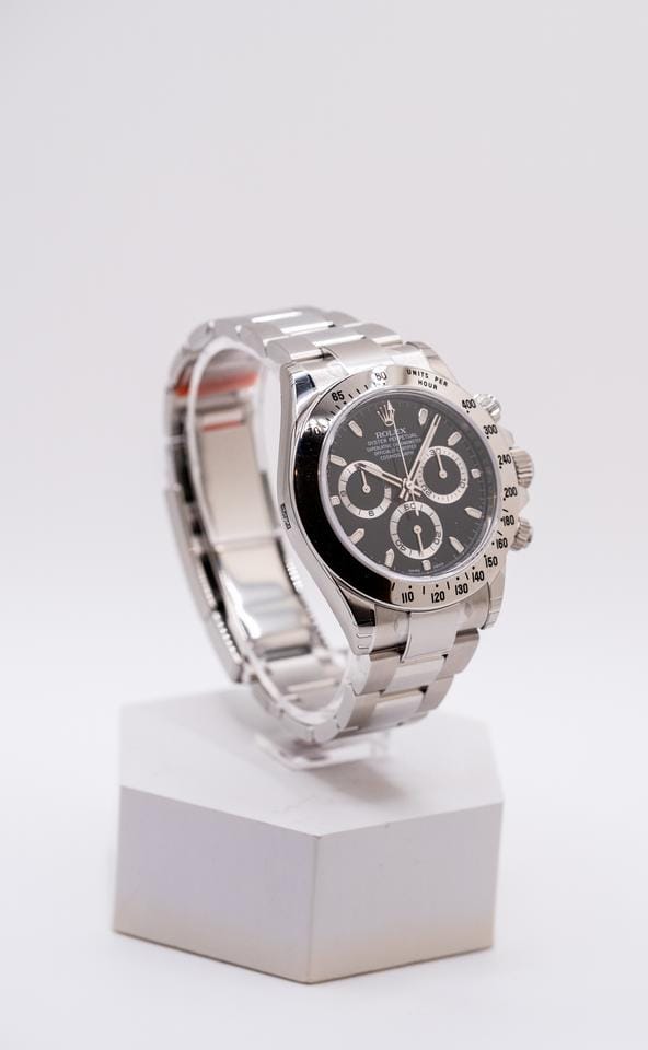Rolex | Daytona | 116520 | Silver | 40 mm | Steel | Black | Automatic