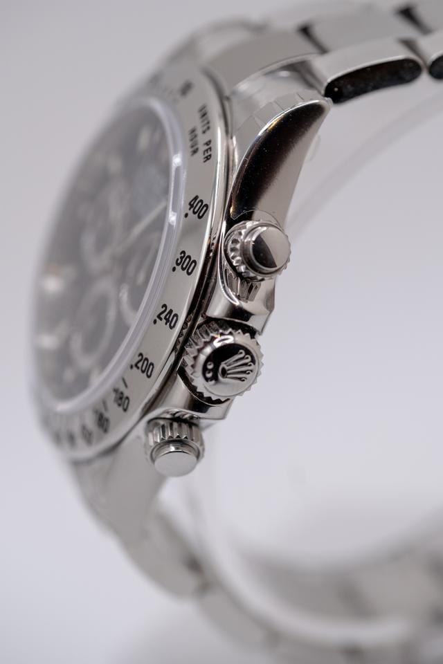 Rolex | Daytona | 116520 | Silver | 40 mm | Steel | Black | Automatic