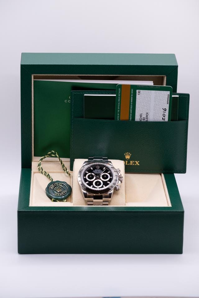 Rolex | Daytona | 116520 | Silver | 40 mm | Steel | Black | Automatic