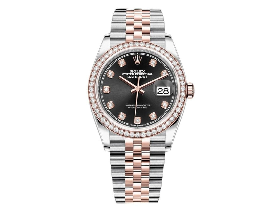 Rolex | Datejust | 126281RBR | Gold/Steel | 36 mm | Gold/Steel | Black | Automatic