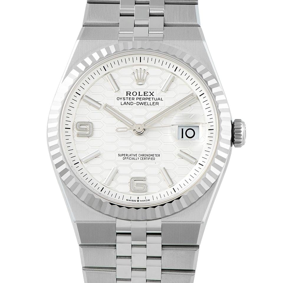Rolex | Land-Dweller | 127334 | Steel | 40 x 10 mm | Steel | White | Automatic
