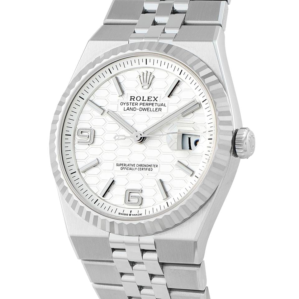 Rolex | Land-Dweller | 127334 | Steel | 40 x 10 mm | Steel | White | Automatic