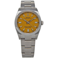 Rolex | Oyster Perpetual | 116000 | Steel | 36 mm | Steel | Yellow | Automatic