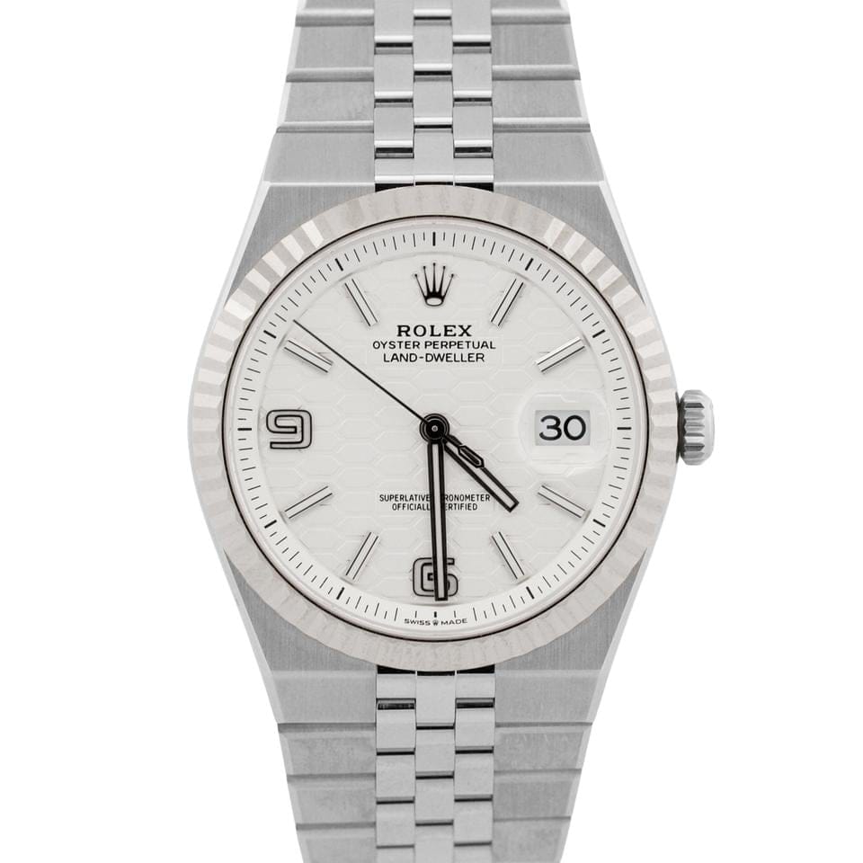 Rolex | Land-Dweller | 127334 | Gold/Steel | 40 mm | Steel | White | Automatic