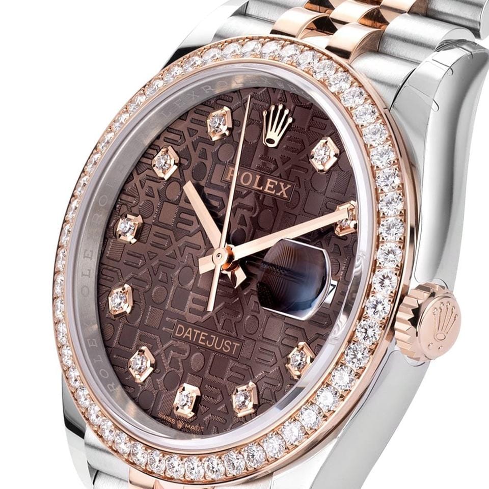 Rolex | Datejust | 126281RBR | Steel | 36 mm | Gold/Steel | Brown | Automatic