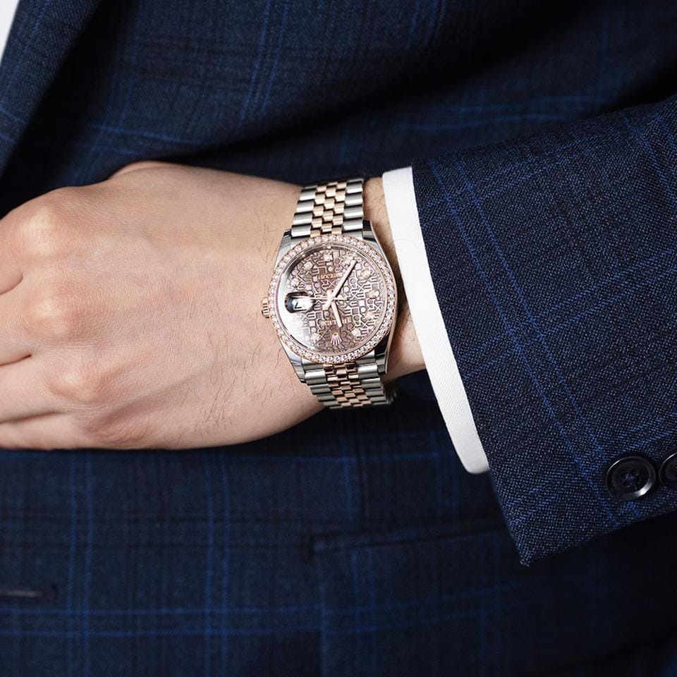 Rolex | Datejust | 126281RBR | Steel | 36 mm | Gold/Steel | Brown | Automatic