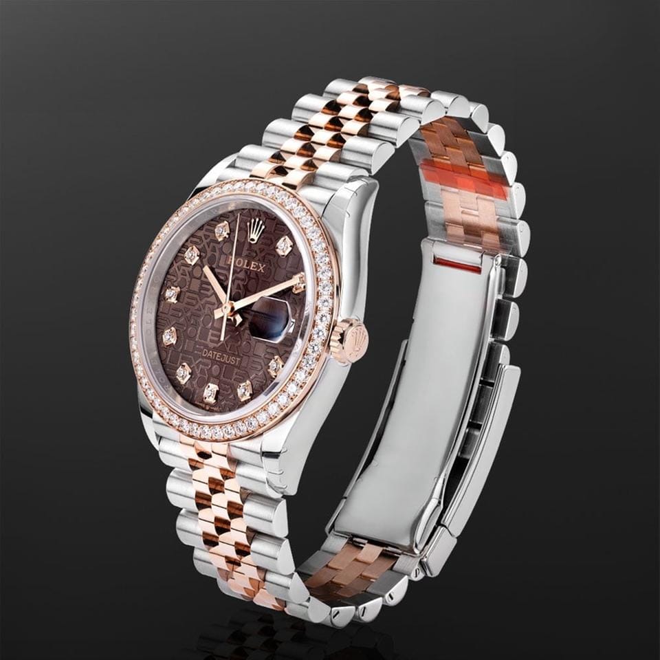 Rolex | Datejust | 126281RBR | Steel | 36 mm | Gold/Steel | Brown | Automatic