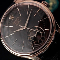 Rolex | Cellini | 50525 | Rose gold | 39 mm | Brown | Automatic