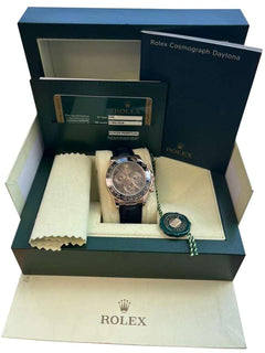 Rolex | Daytona | 116515ln | Rose gold | 40 mm | Crocodile skin | Brown | Automatic