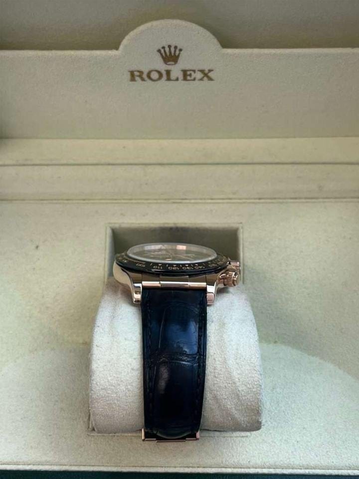 Rolex | Daytona | 116515ln | Rose gold | 40 mm | Crocodile skin | Brown | Automatic