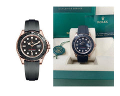 Rolex | Yacht-Master | 268655 | Rose gold | Rubber | Black | Automatic