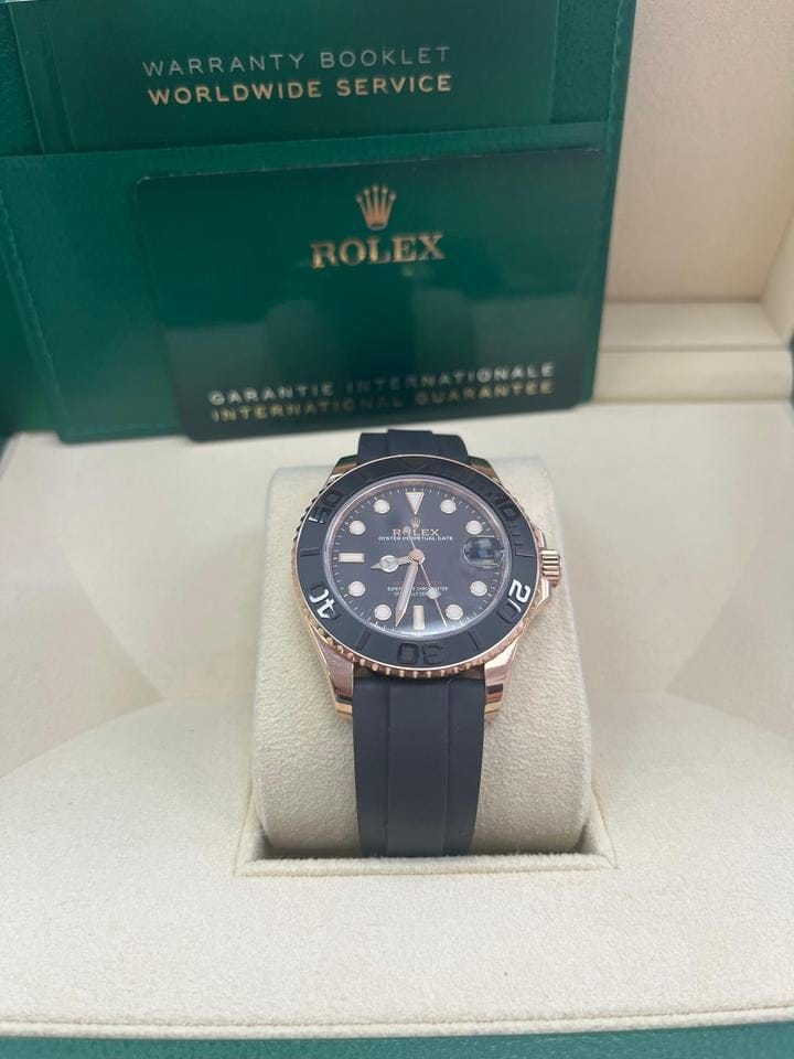 Rolex | Yacht-Master | 268655 | Rose gold | Rubber | Black | Automatic