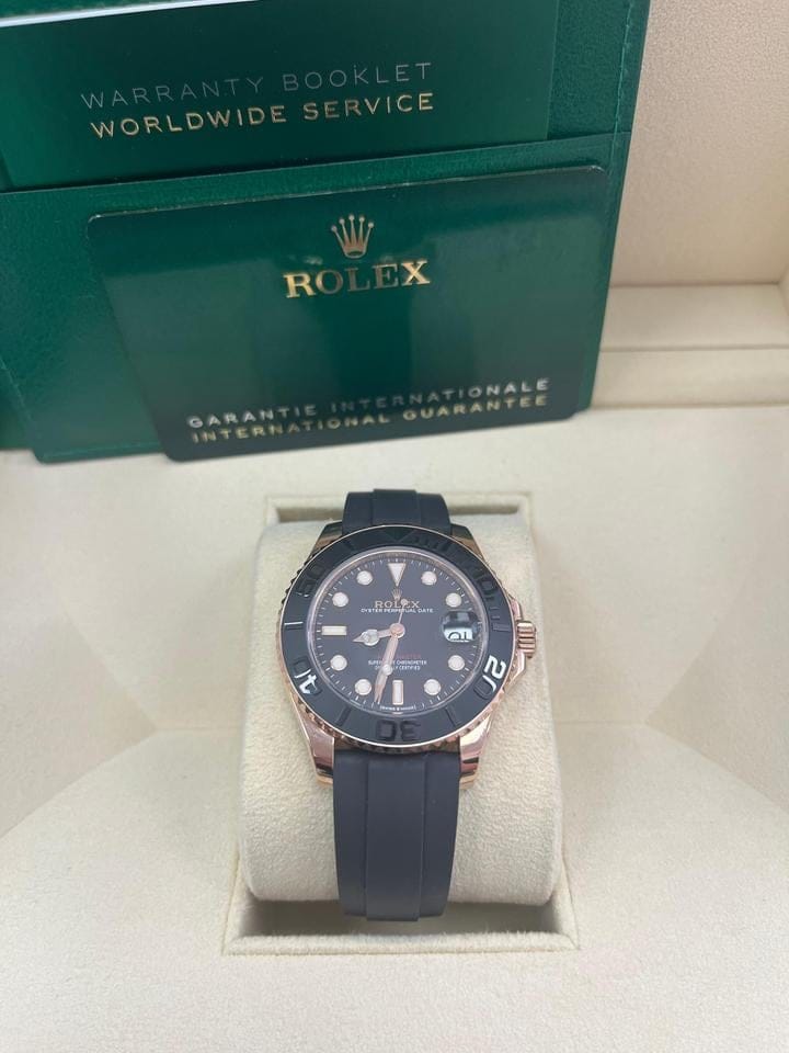 Rolex | Yacht-Master | 268655 | Rose gold | Rubber | Black | Automatic