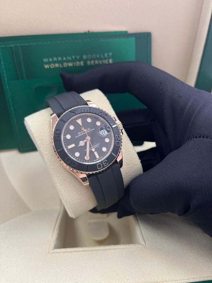 Rolex | Yacht-Master | 268655 | Rose gold | Rubber | Black | Automatic