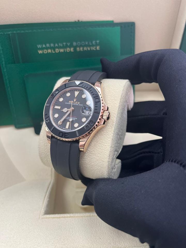 Rolex | Yacht-Master | 268655 | Rose gold | Rubber | Black | Automatic