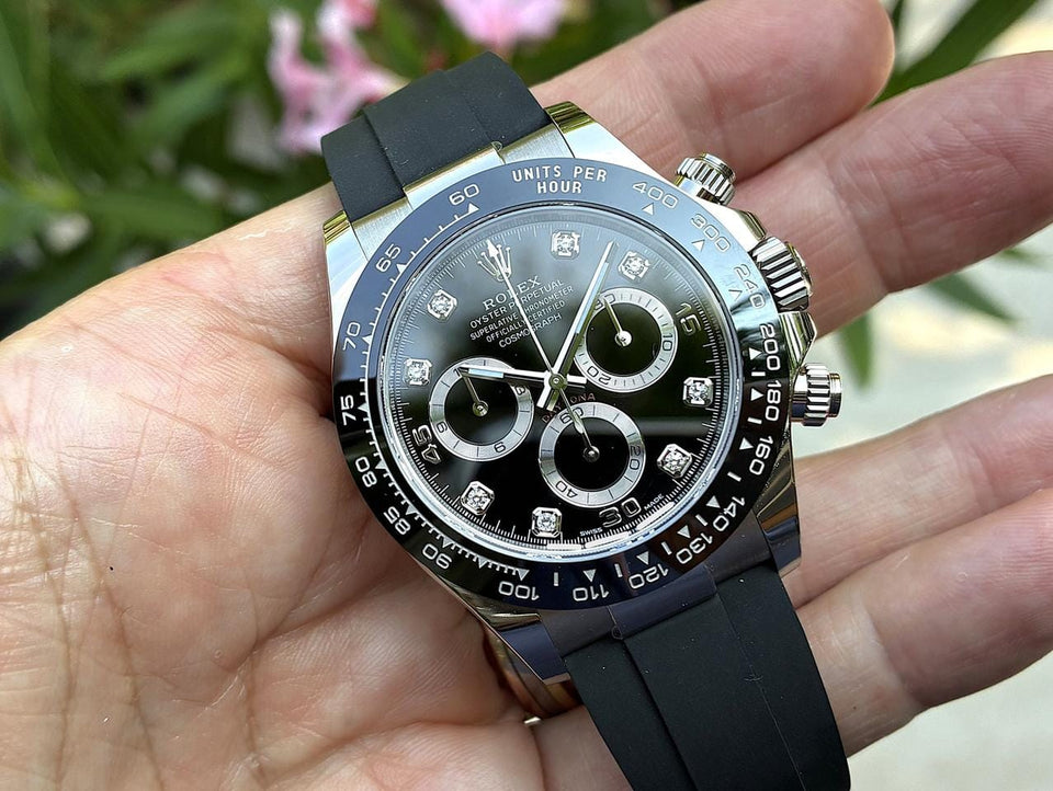 Rolex | Daytona | 116519LN | White gold | 40 mm | Rubber | Black | Automatic