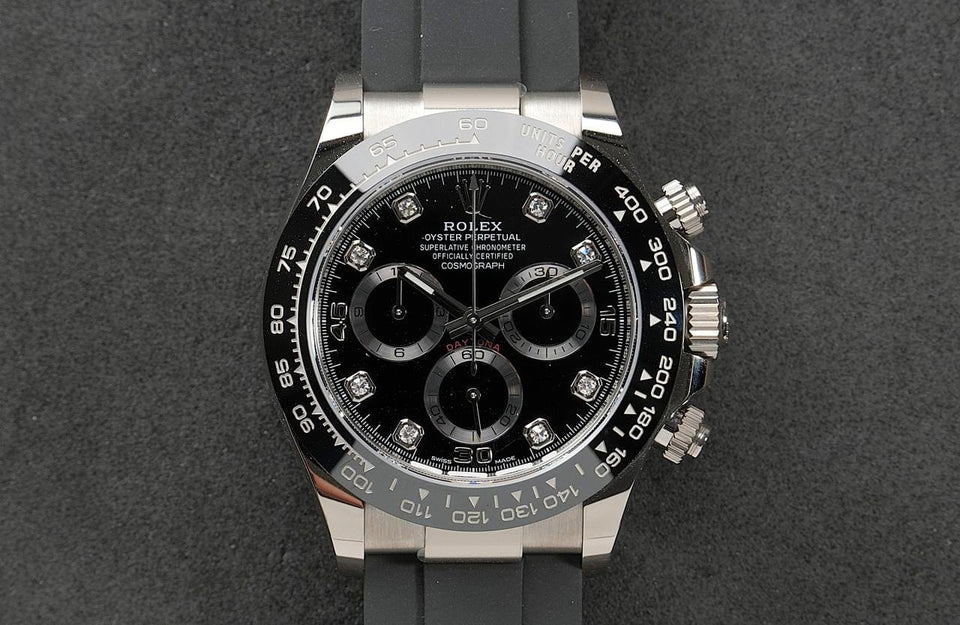 Rolex | Daytona | 116519LN | White gold | 40 mm | Rubber | Black | Automatic