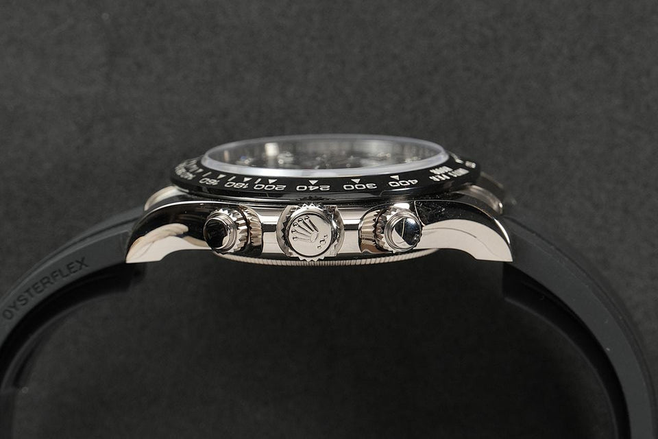 Rolex | Daytona | 116519LN | White gold | 40 mm | Rubber | Black | Automatic