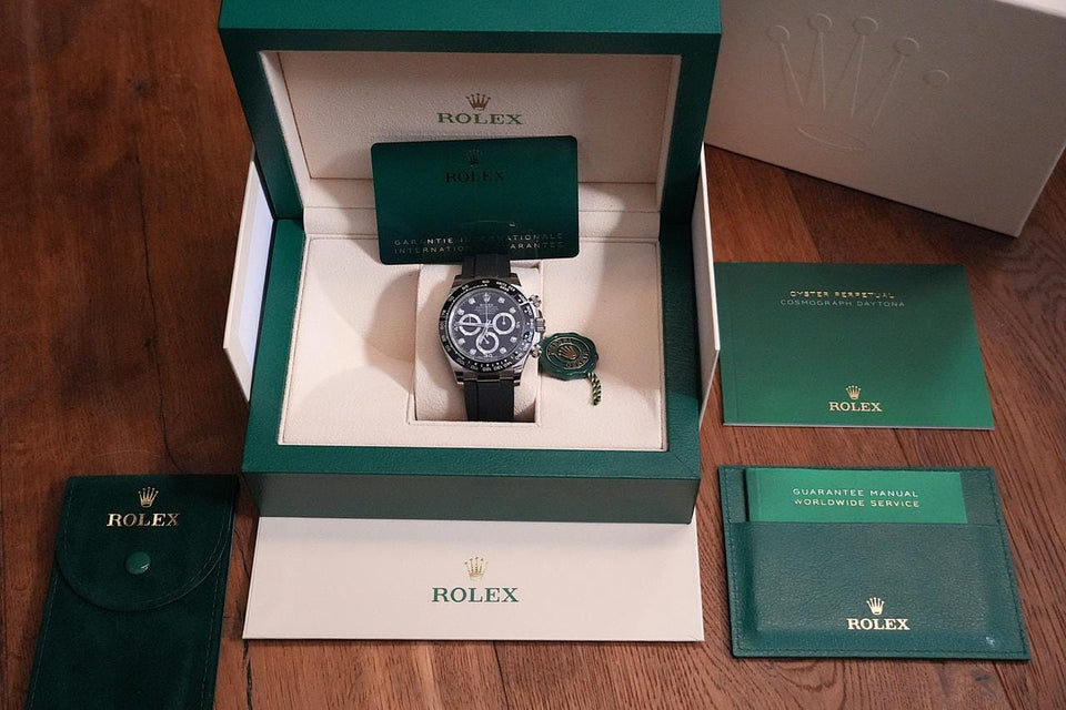 Rolex | Daytona | 116519LN | White gold | 40 mm | Rubber | Black | Automatic