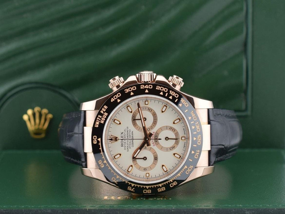 Rolex | Daytona | 116515LN | Rose gold | 40 mm | Leather | Automatic