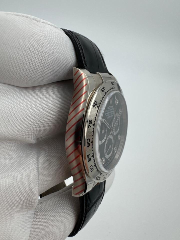 Rolex | Daytona | 116519LN | White gold | 40 x 43 mm | Rubber | Black | Automatic