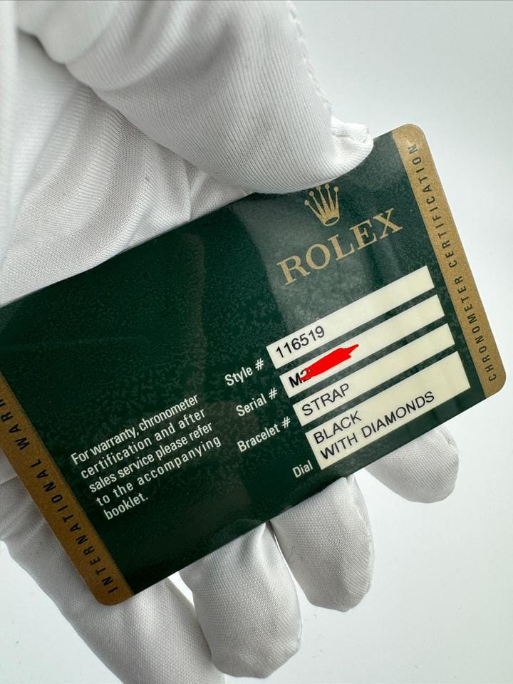 Rolex | Daytona | 116519LN | White gold | 40 x 43 mm | Rubber | Black | Automatic