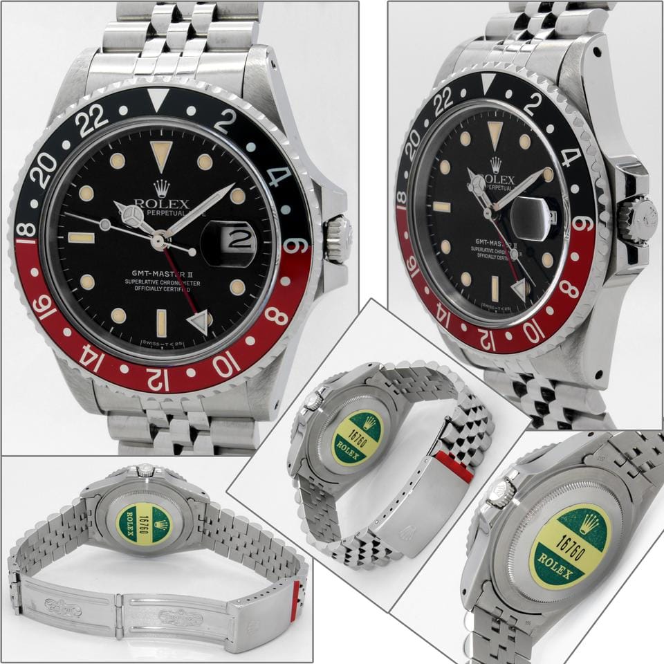 Rolex | GMT-Master II | 16760 | Steel | 40 mm | Steel | Black | Automatic