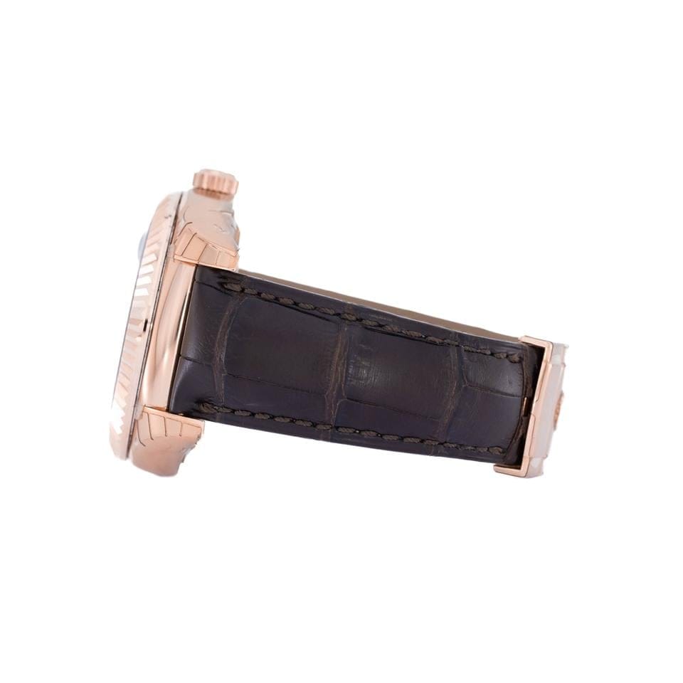 Rolex | Sky-Dweller | 326135 | Rose gold | 42 mm | Leather | Brown | Automatic