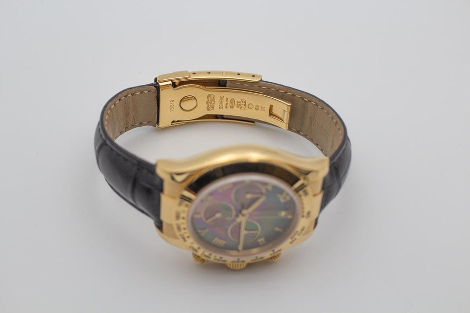 Rolex | Daytona | 116518 | Yellow gold | 40 mm | Leather | Mother of pearl | Automatic