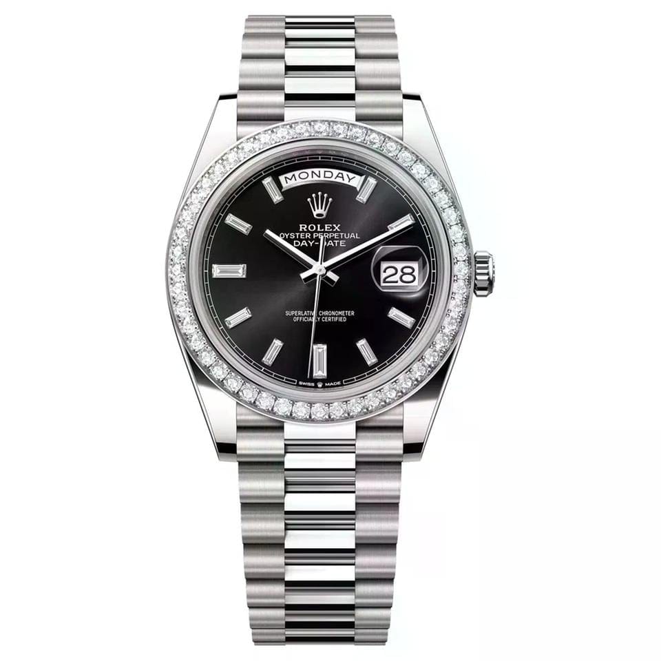 Rolex | Day-Date | 228349RBR-0003 | 40 mm | White gold | Automatic