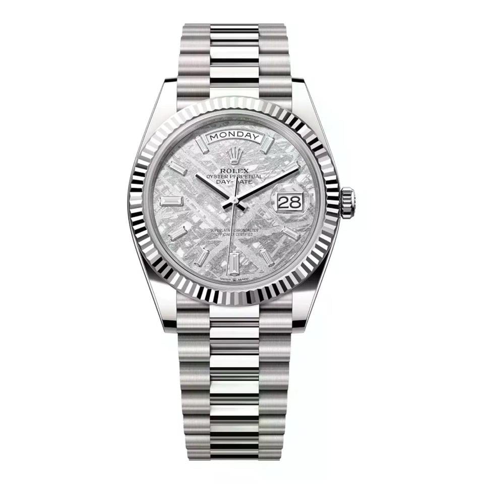 Rolex | Day-Date | 228239-0055 | 40 mm | White gold | Meteorite | Automatic