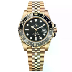 Rolex | GMT-Master II | 126718GRNR-0001 | 40 mm | Yellow gold | Black | Automatic
