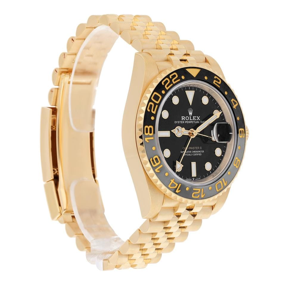 Rolex | GMT-Master II | 126718GRNR-0001 | 40 mm | Yellow gold | Black | Automatic