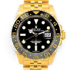 Rolex | GMT-Master II | 126718grnr | Yellow gold | 40 mm | Yellow gold | Black | Automatic