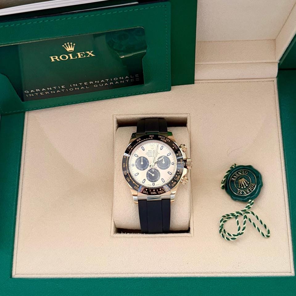 Rolex | Daytona | 116518LN | Yellow gold | 40 mm | Rubber | Champagne | Automatic