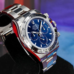 Rolex | Daytona | 126509 | White gold | 40 mm | White gold | Blue | Automatic