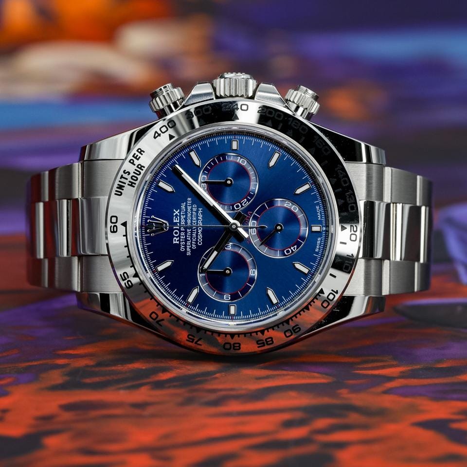 Rolex | Daytona | 126509 | White gold | 40 mm | White gold | Blue | Automatic