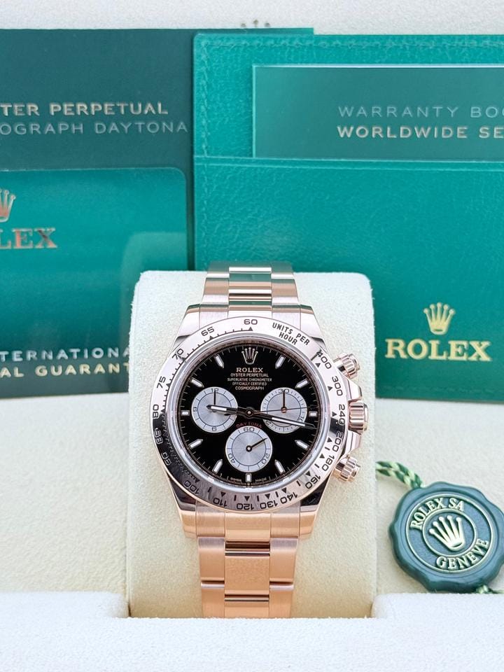 Rolex | Daytona | 126505 | Rose gold | 40 mm | Rose gold | Black | Automatic