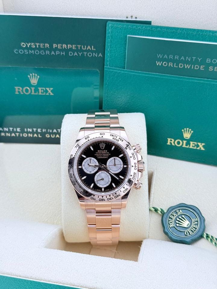 Rolex | Daytona | 126505 | Rose gold | 40 mm | Rose gold | Black | Automatic