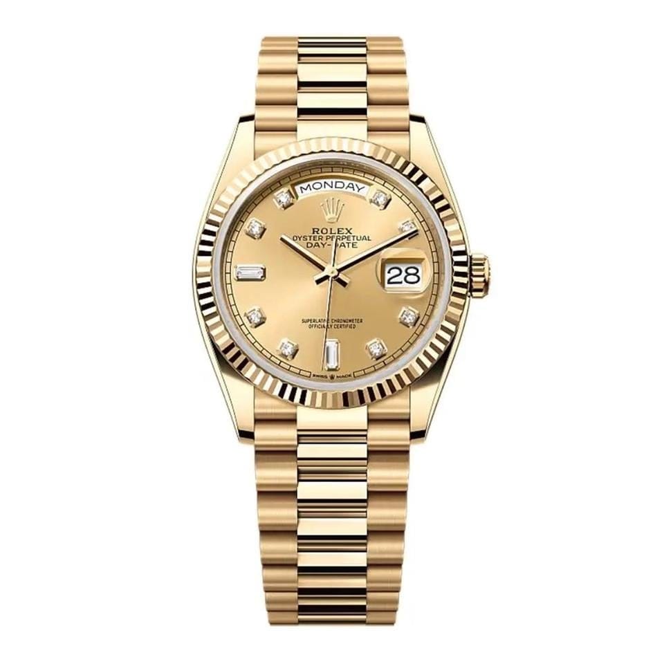 Rolex | Day-Date | 128238 | Yellow gold | 36 x 43 mm | Yellow gold | Gold | Automatic