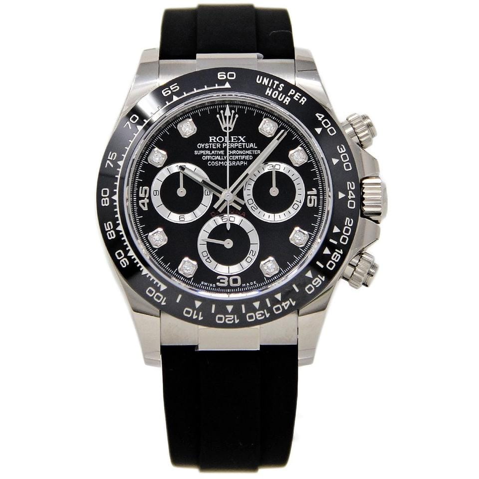 Rolex | Daytona | 116519 | White gold | 40 mm | Black | Automatic