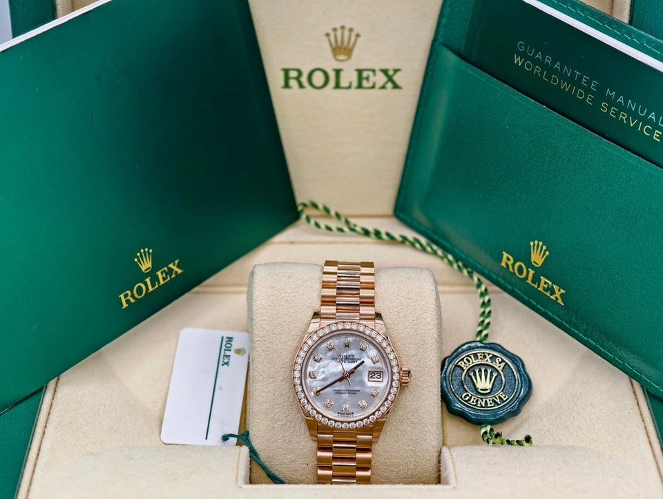 Rolex | Datejust | 279135RBR | Rose gold | 28 mm | Rose gold | Mother of pearl | Automatic