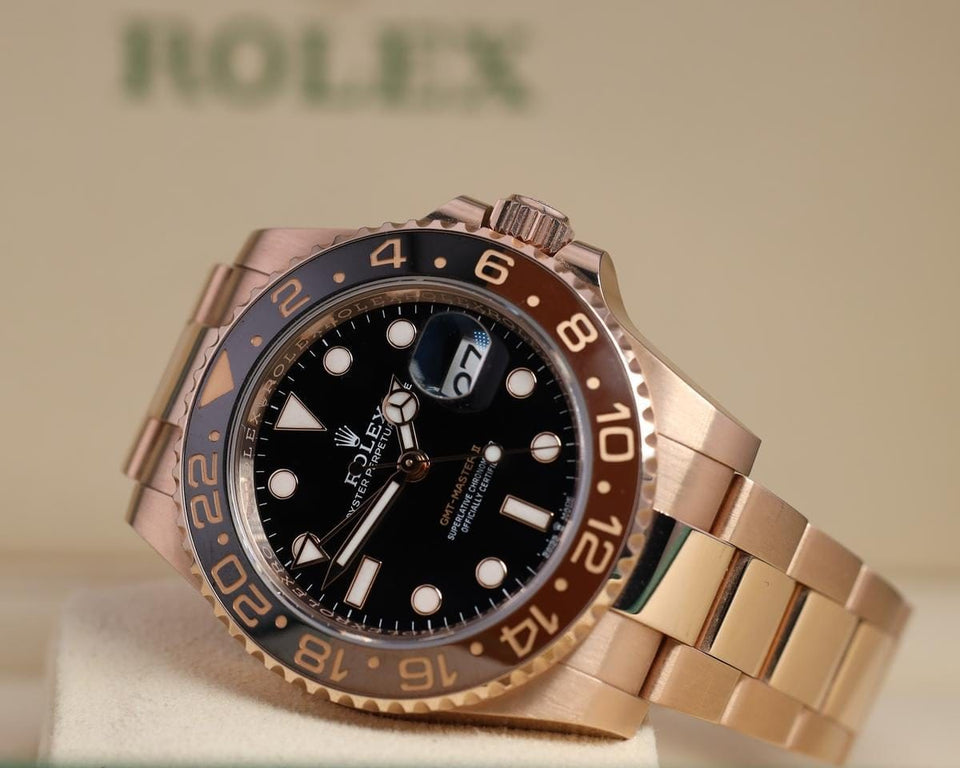Rolex | GMT-Master II | 126715CHNR | Gold/Steel | 40 mm | Rose gold | Black | Automatic