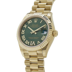 Rolex | Datejust | 278278 | Yellow gold | 31 mm | Yellow gold | Green | Automatic