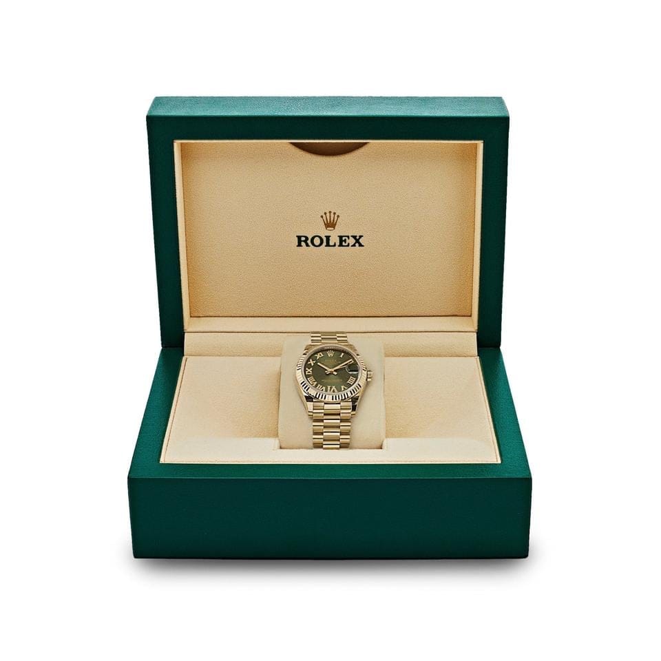 Rolex | Datejust | 278278 | Yellow gold | 31 mm | Yellow gold | Green | Automatic